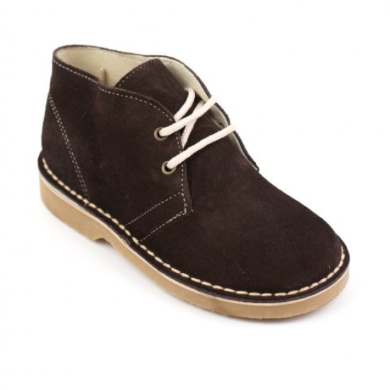 134020F Brown Suede Desert Boot