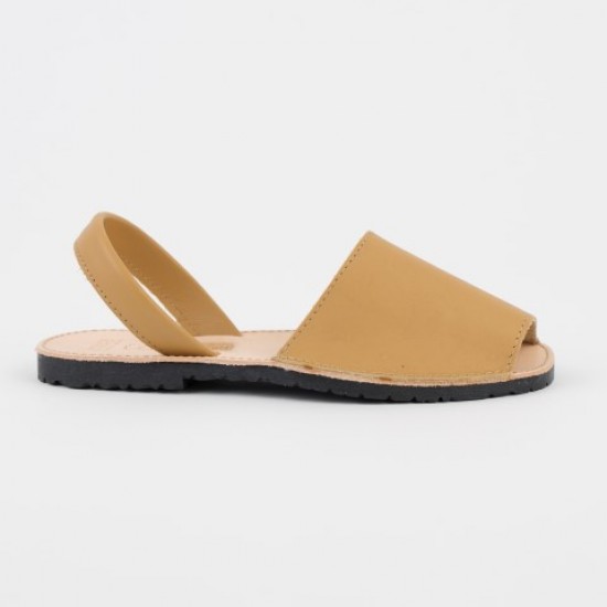 7505 Camel Leather Spanish Sandals