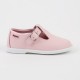 1520200 Xiquets Pink Leather T-Bar Pumps