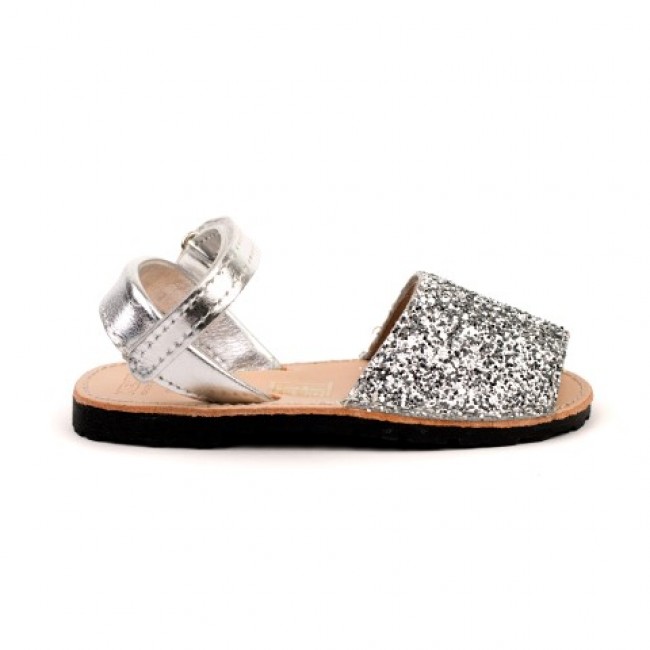 7507 Silver Glitter Spanish Sandals - £9.99 - Our Little Shoe Box ...