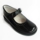 TI554 Black Patent Mary Jane School Shoe