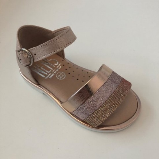 5445-M Rose Gold Sandal (closed back) Size 19-26