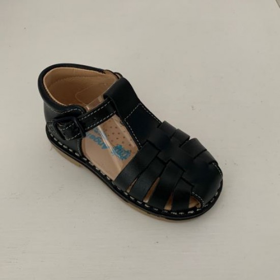 539 Navy Spider Sandal