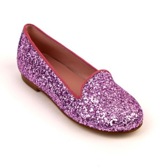 Katia Pink Glitter Slipper Shoe