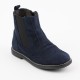 219-H Nens Navy Suede Chelsea Boot 