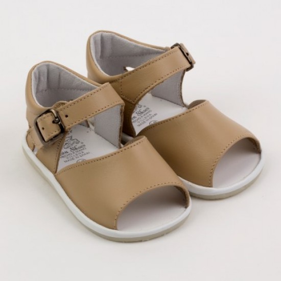 8093 - Red Open Toe Pram Sandal 