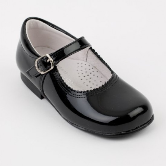 1554 Black Patent Mary Jane